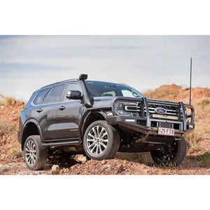 TJM outback bull bar black steel