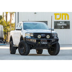 Load image into Gallery viewer, TJM venturer bull bar black steel
