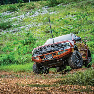 TJM venturer bull bar black steel