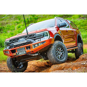 TJM venturer bull bar black steel
