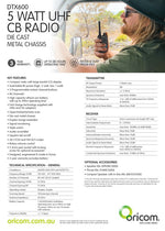 Load image into Gallery viewer, 5 Watt IP67 Waterproof Handheld UHF CB Radio Trade Pack (Twin Radios)
