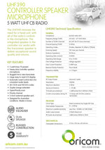 Load image into Gallery viewer, UHF390 5 Watt CB Radio with Controller Speaker Microphone
